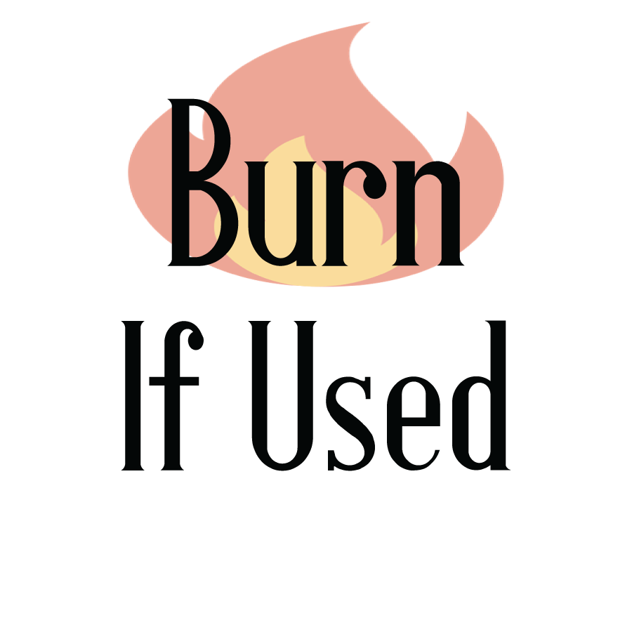 Burn If Used symbol
